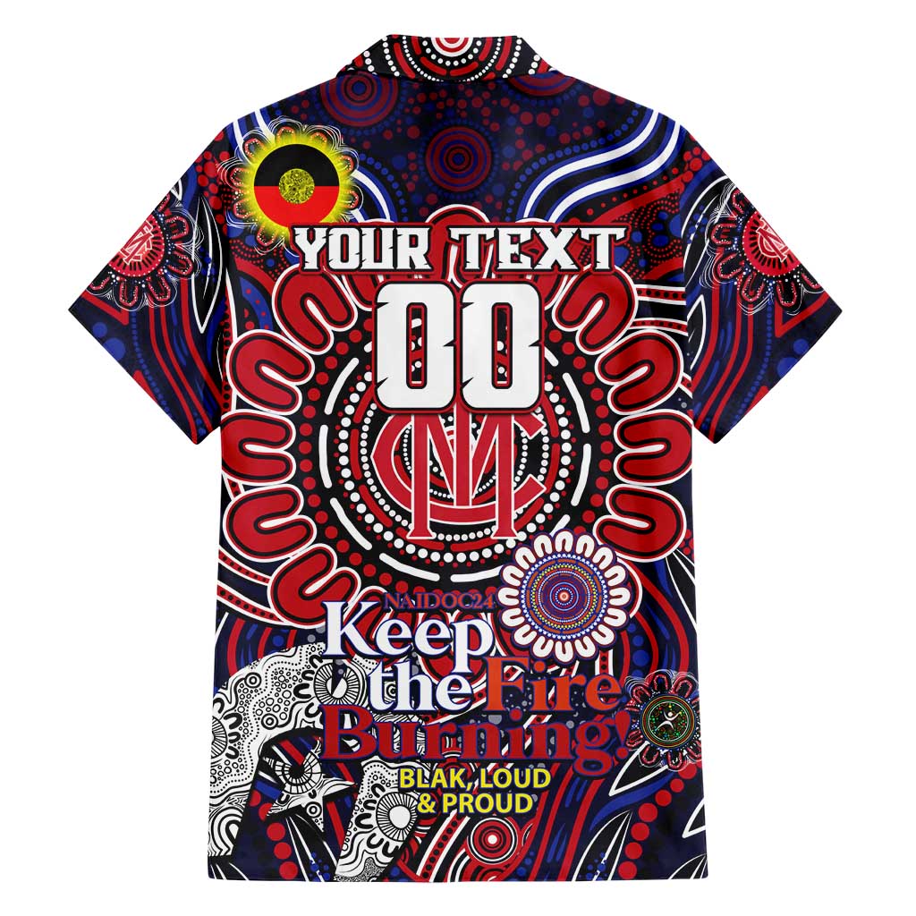 Custom Melbourne Demons NAIDOC Week 2024 Hawaiian Shirt Mascot Football - Vibe Hoodie Shop