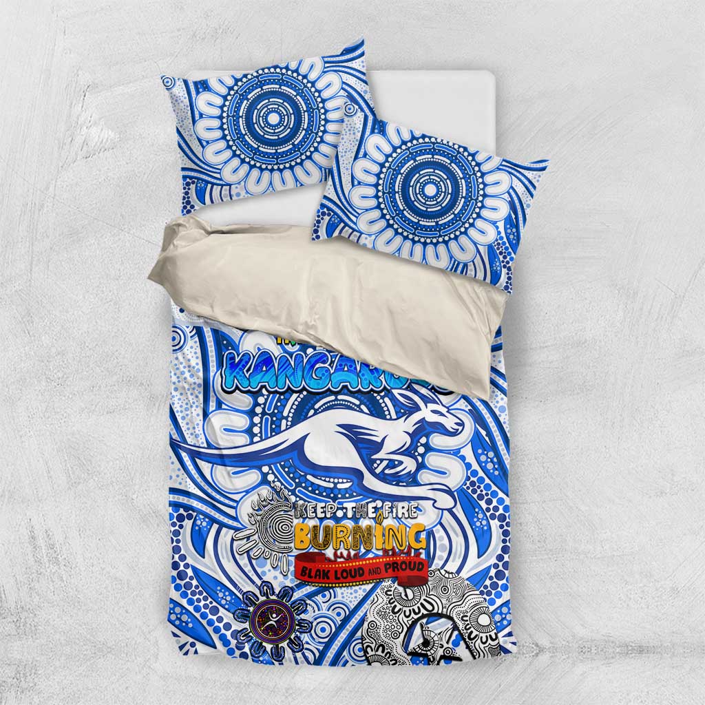 North Melbourne Kangaroos NAIDOC Week 2024 Bedding Set Mascot Football - Vibe Hoodie Shop