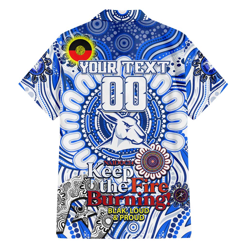 Custom North Melbourne Kangaroos NAIDOC Week 2024 Hawaiian Shirt Mascot Football - Vibe Hoodie Shop