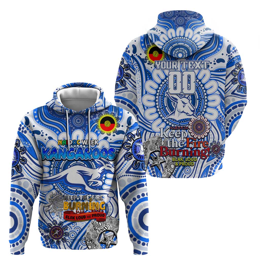 Custom North Melbourne Kangaroos NAIDOC Week 2024 Hoodie Mascot Football - Vibe Hoodie Shop