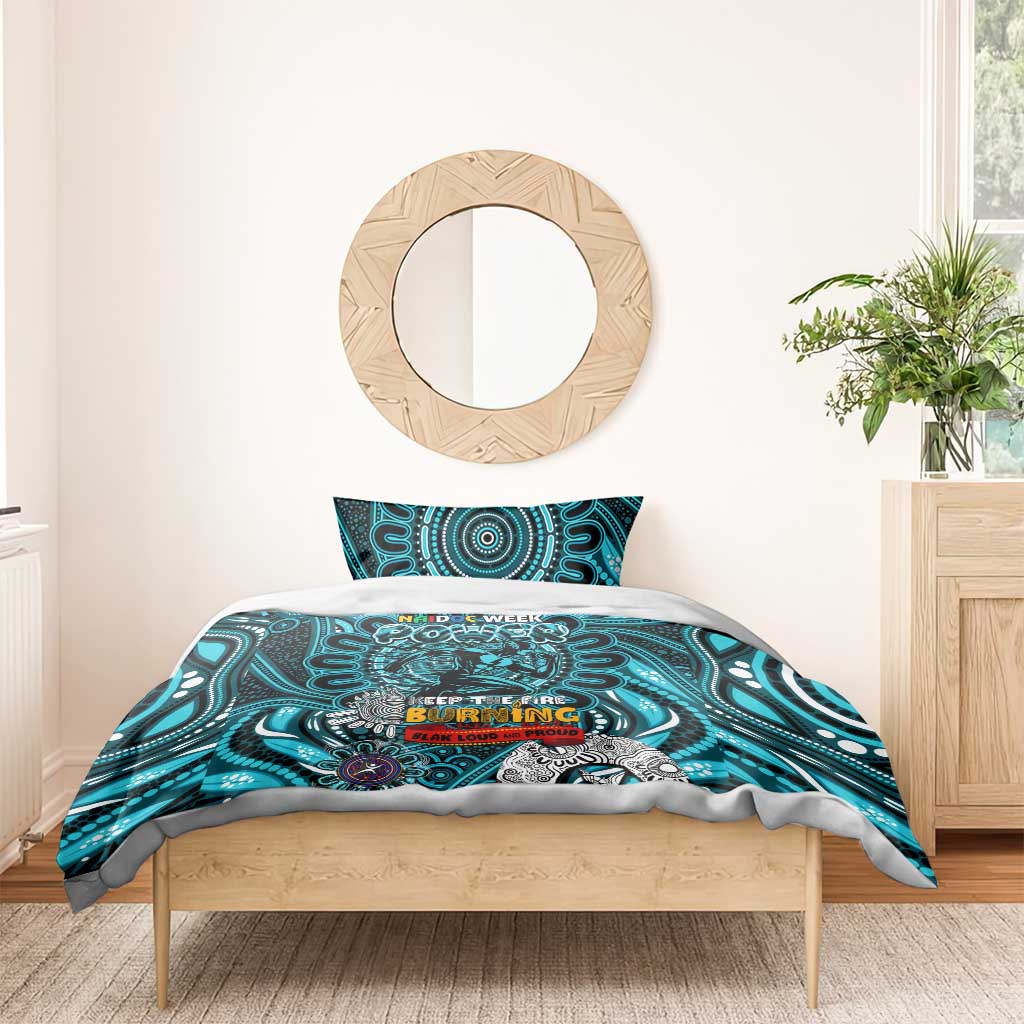 Port Adelaide Power NAIDOC Week 2024 Bedding Set Mascot Football - Vibe Hoodie Shop