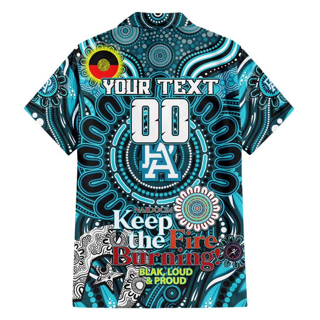 Custom Port Adelaide Power NAIDOC Week 2024 Hawaiian Shirt Mascot Football - Vibe Hoodie Shop