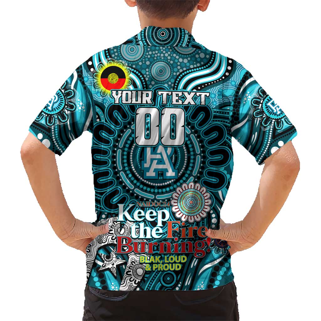 Custom Port Adelaide Power NAIDOC Week 2024 Hawaiian Shirt Mascot Football - Vibe Hoodie Shop