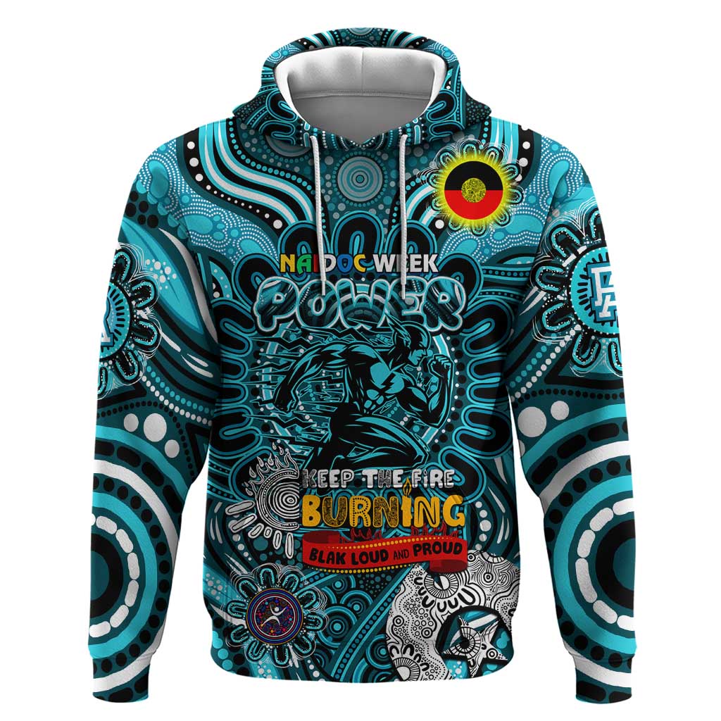 Custom Port Adelaide Power NAIDOC Week 2024 Hoodie Mascot Football - Vibe Hoodie Shop