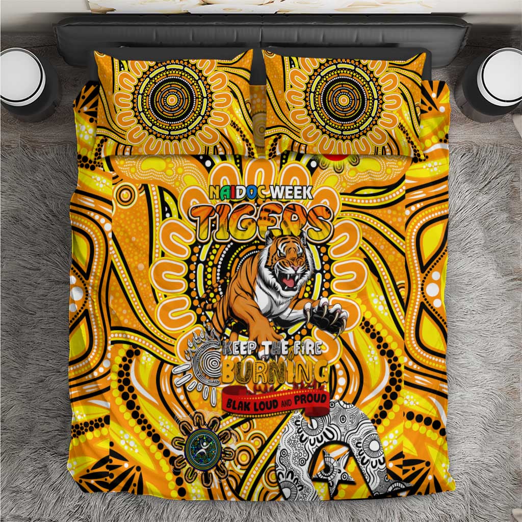 Richmond Tiger NAIDOC Week 2024 Bedding Set Mascot Football - Vibe Hoodie Shop