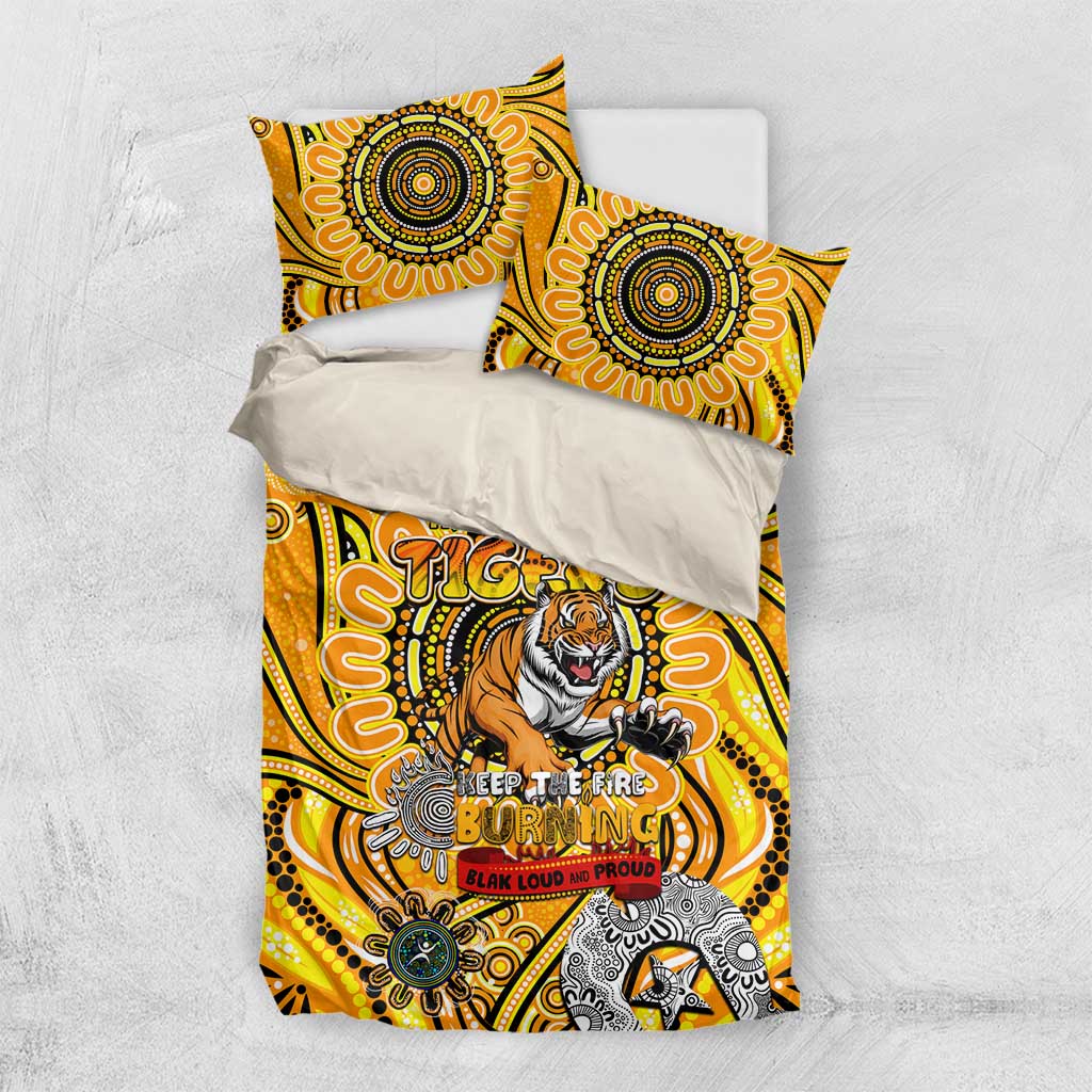 Richmond Tiger NAIDOC Week 2024 Bedding Set Mascot Football - Vibe Hoodie Shop