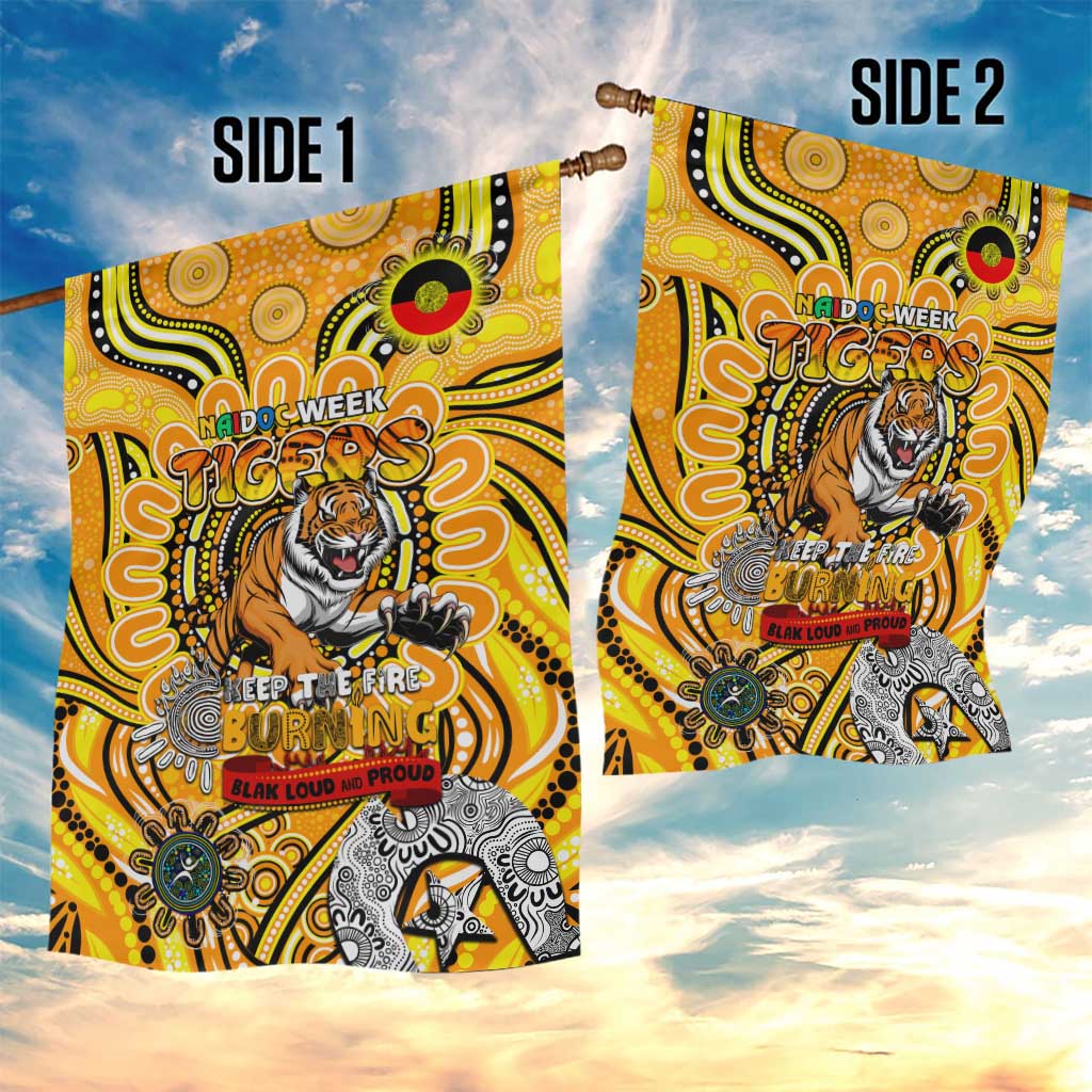 Richmond Tiger NAIDOC Week 2024 Garden Flag Mascot Football - Vibe Hoodie Shop