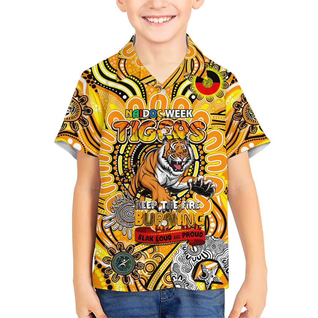 Custom Richmond Tiger NAIDOC Week 2024 Hawaiian Shirt Mascot Football - Vibe Hoodie Shop