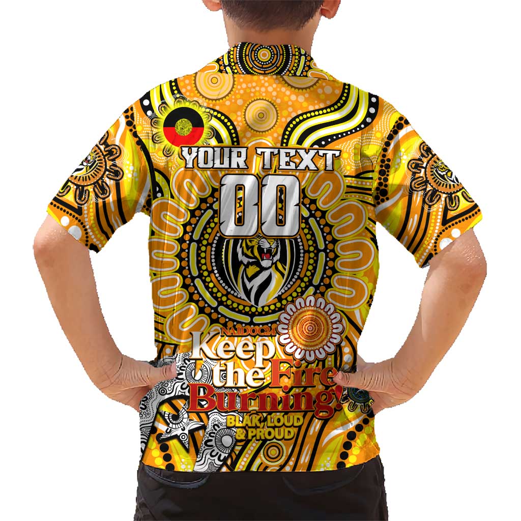 Custom Richmond Tiger NAIDOC Week 2024 Hawaiian Shirt Mascot Football - Vibe Hoodie Shop