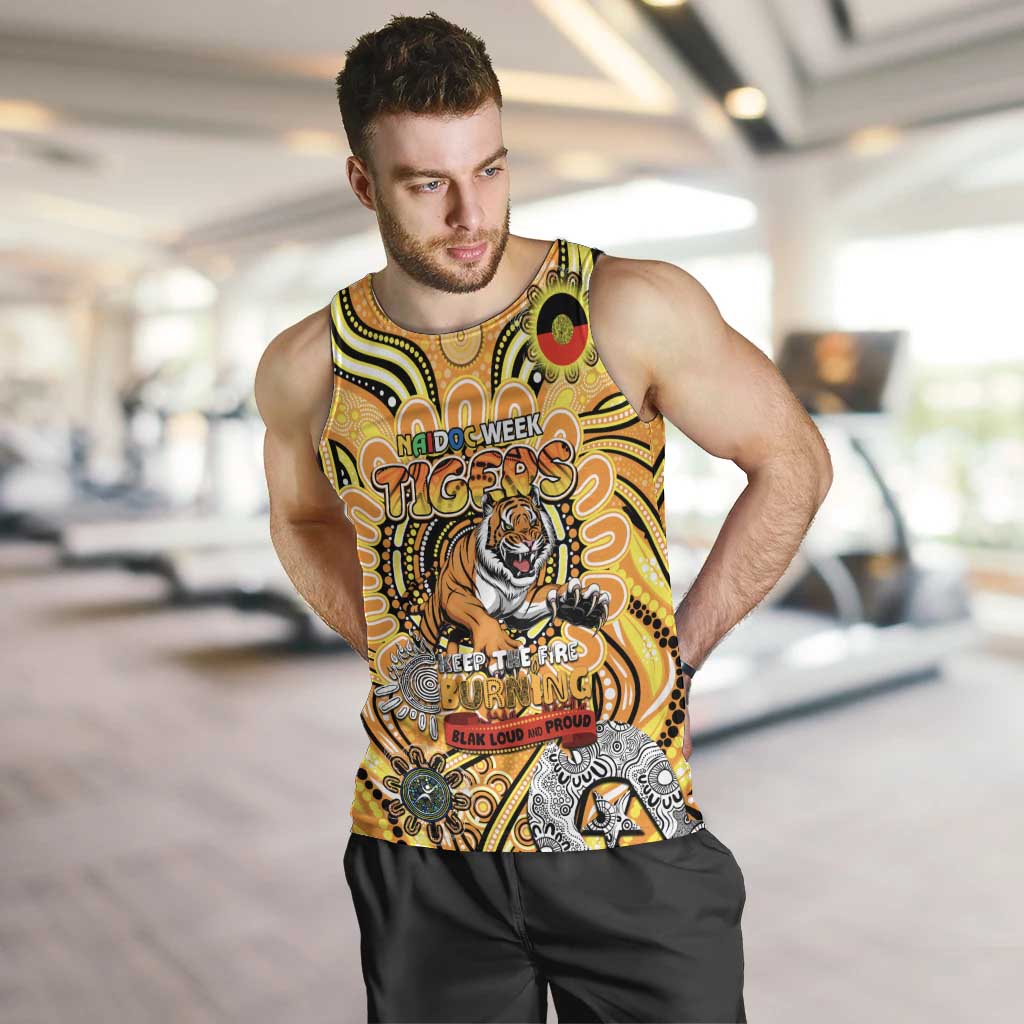 Custom Richmond Tiger NAIDOC Week 2024 Men Tank Top Mascot Football - Vibe Hoodie Shop
