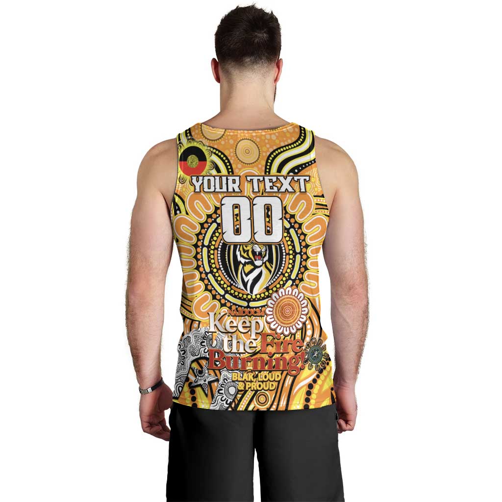 Custom Richmond Tiger NAIDOC Week 2024 Men Tank Top Mascot Football - Vibe Hoodie Shop