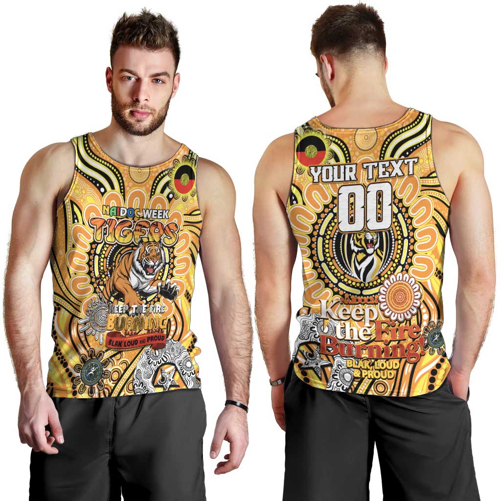 Custom Richmond Tiger NAIDOC Week 2024 Men Tank Top Mascot Football - Vibe Hoodie Shop