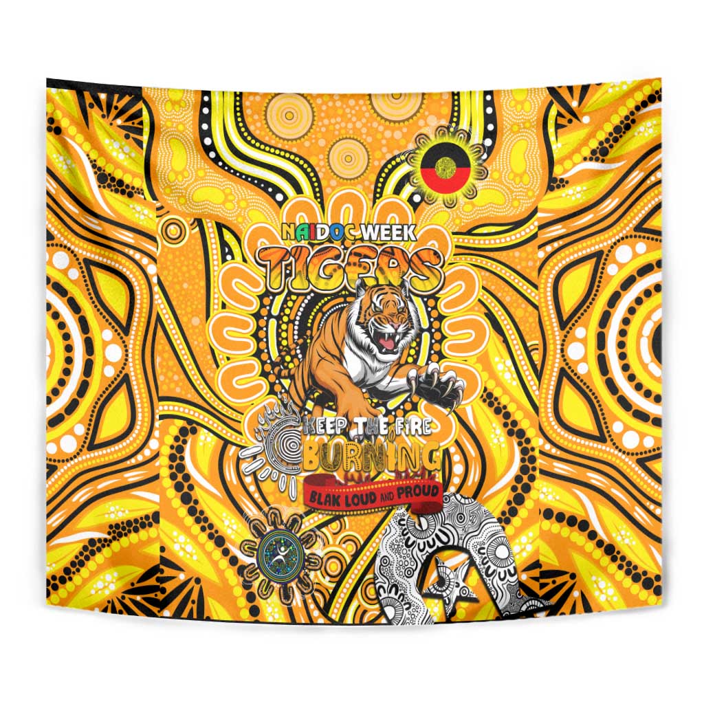 Richmond Tiger NAIDOC Week 2024 Tapestry Mascot Football - Vibe Hoodie Shop