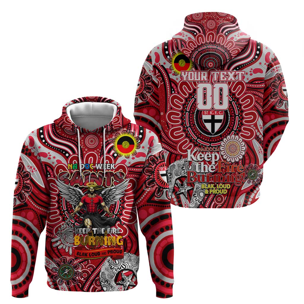Custom St Kilda Saints NAIDOC Week 2024 Hoodie Mascot Football - Vibe Hoodie Shop