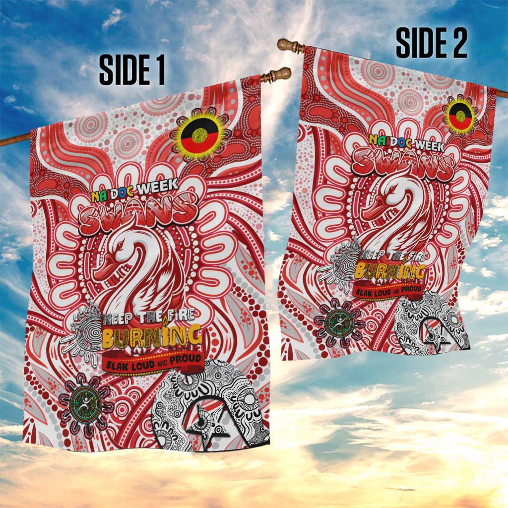 Sydney Swans NAIDOC Week 2024 Garden Flag Mascot Football - Vibe Hoodie Shop