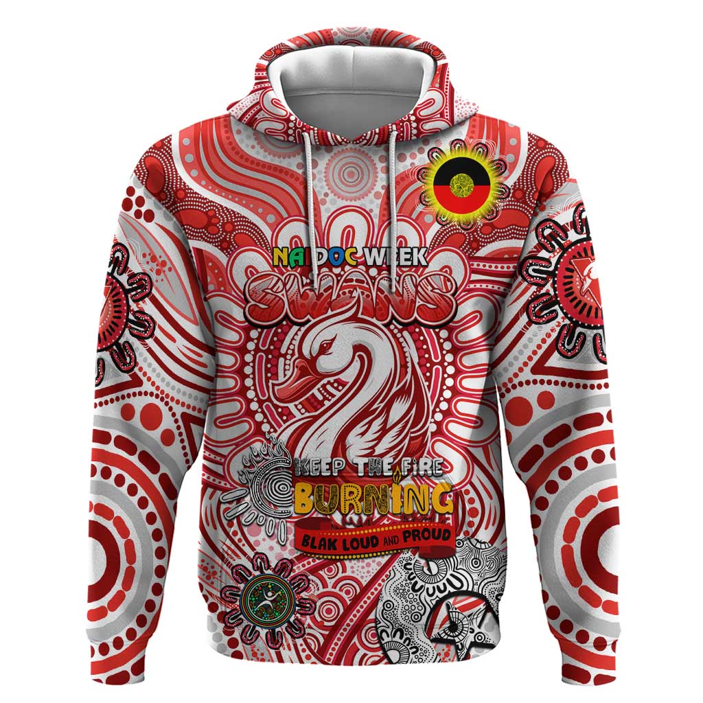 Custom Sydney Swans NAIDOC Week 2024 Hoodie Mascot Football - Vibe Hoodie Shop