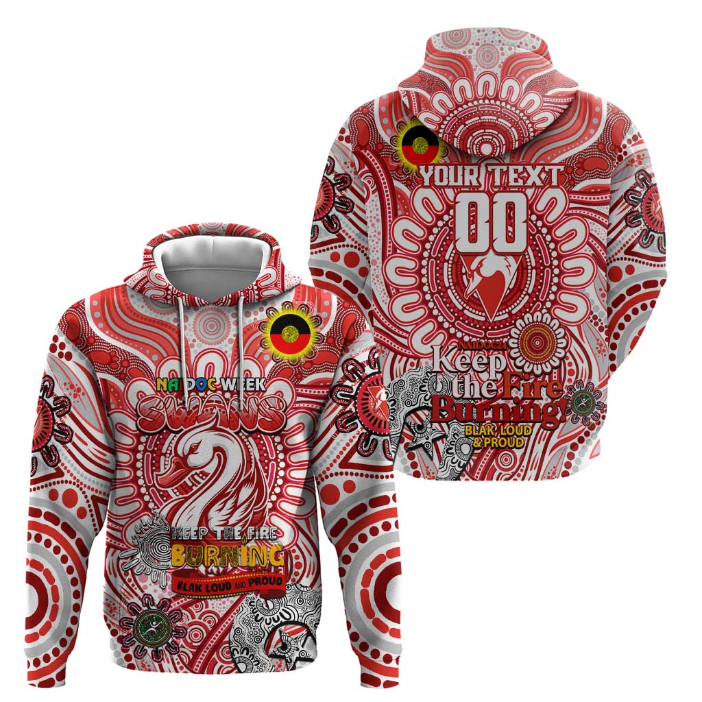 Custom Sydney Swans NAIDOC Week 2024 Hoodie Mascot Football - Vibe Hoodie Shop