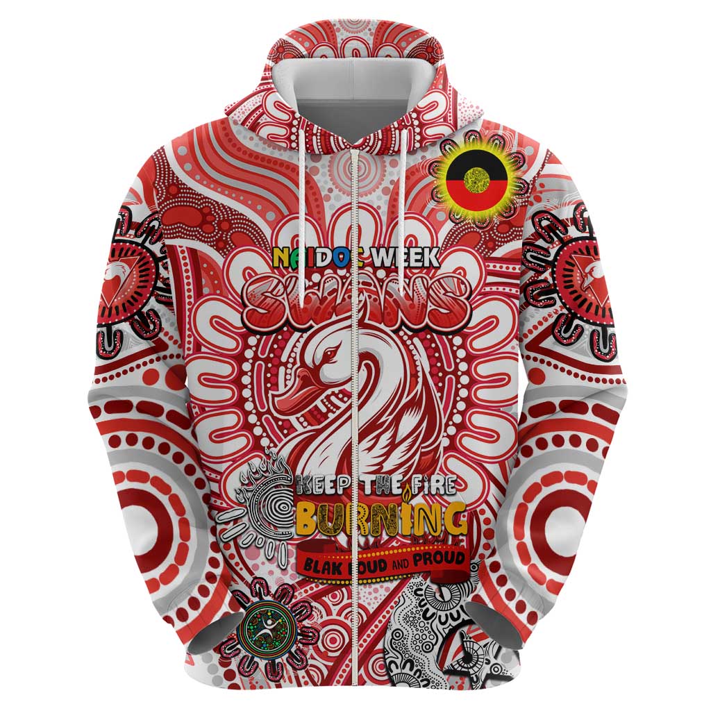 Custom Sydney Swans NAIDOC Week 2024 Hoodie Mascot Football - Vibe Hoodie Shop