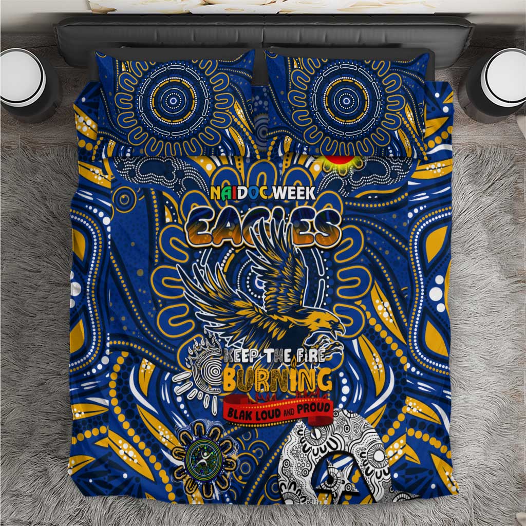 West Coast Eagles NAIDOC Week 2024 Bedding Set Mascot Football - Vibe Hoodie Shop