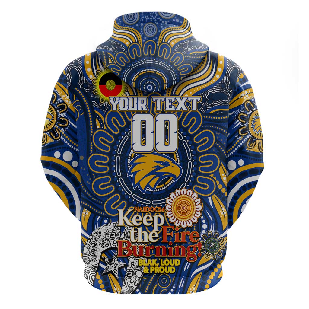 Custom West Coast Eagles NAIDOC Week 2024 Hoodie Mascot Football - Vibe Hoodie Shop