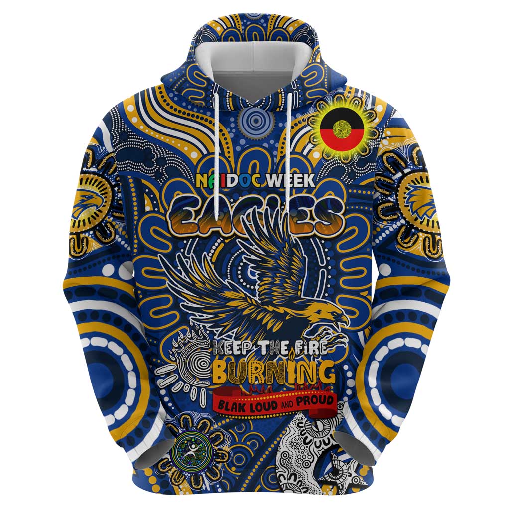 Custom West Coast Eagles NAIDOC Week 2024 Hoodie Mascot Football - Vibe Hoodie Shop
