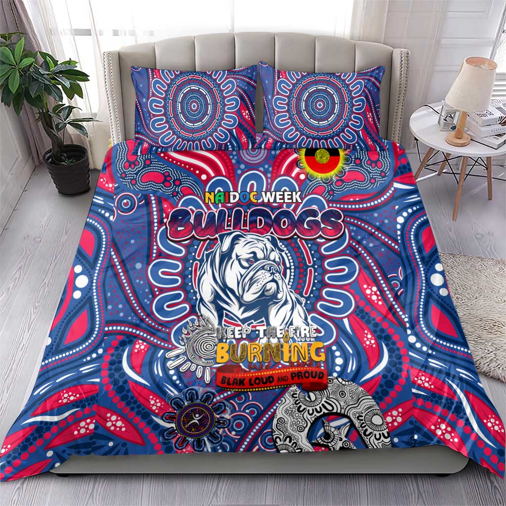 Western Bulldogs NAIDOC Week 2024 Bedding Set Mascot Football - Vibe Hoodie Shop