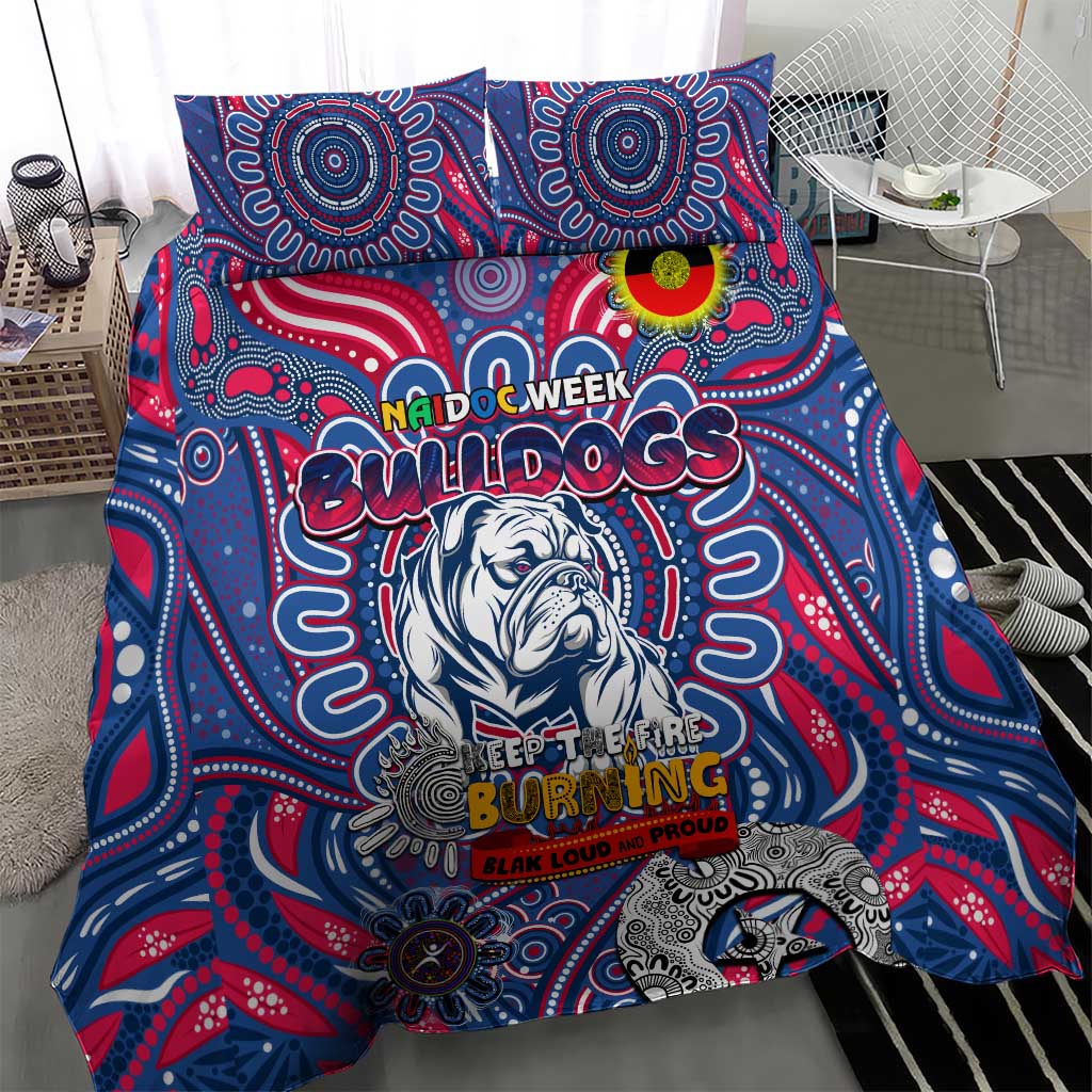 Western Bulldogs NAIDOC Week 2024 Bedding Set Mascot Football - Vibe Hoodie Shop