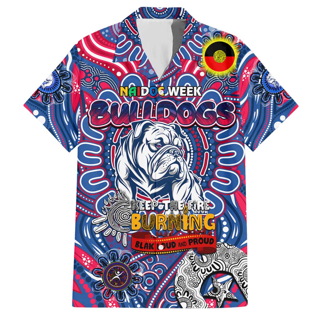 Custom Western Bulldogs NAIDOC Week 2024 Hawaiian Shirt Mascot Football - Vibe Hoodie Shop