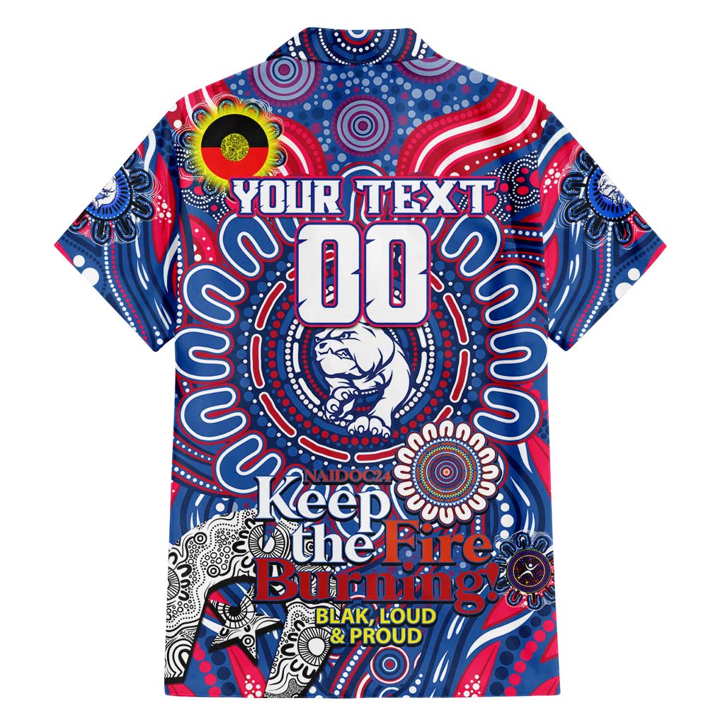 Custom Western Bulldogs NAIDOC Week 2024 Hawaiian Shirt Mascot Football - Vibe Hoodie Shop