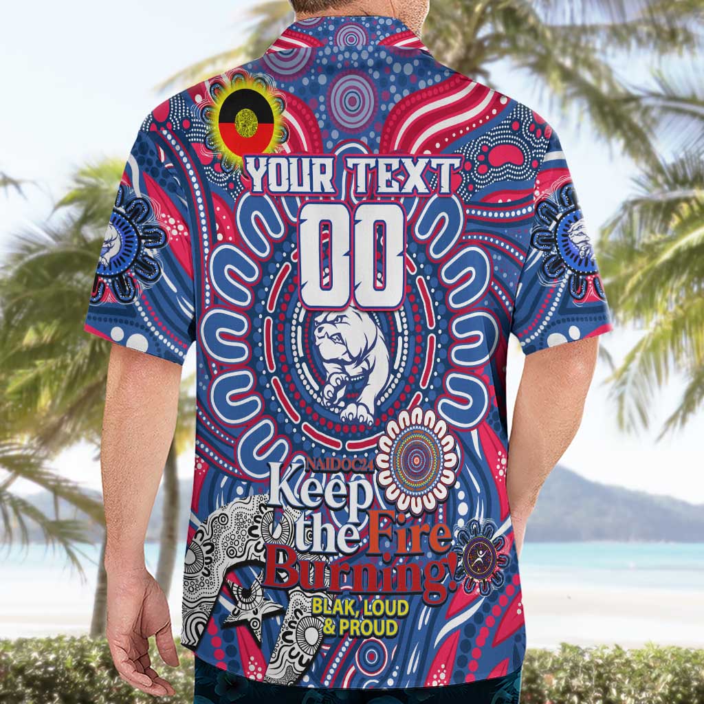 Custom Western Bulldogs NAIDOC Week 2024 Hawaiian Shirt Mascot Football - Vibe Hoodie Shop