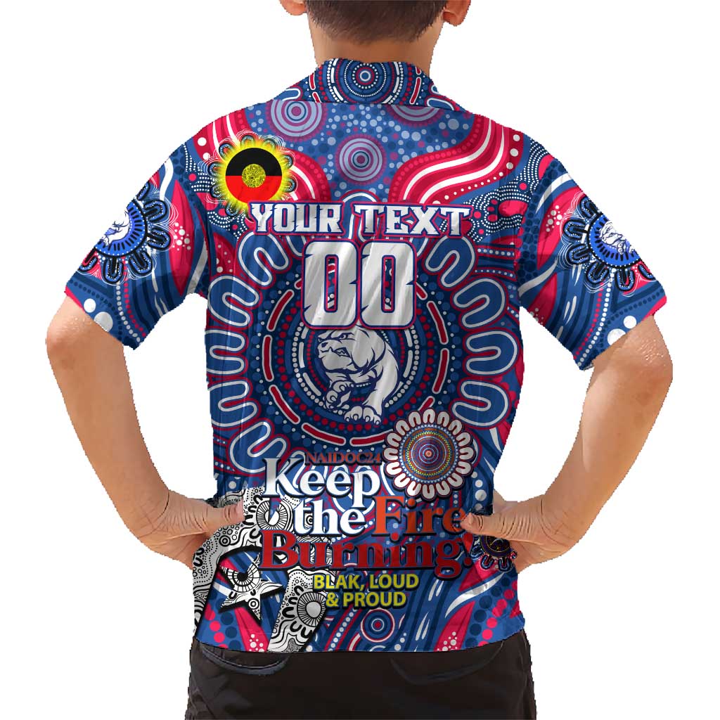 Custom Western Bulldogs NAIDOC Week 2024 Hawaiian Shirt Mascot Football - Vibe Hoodie Shop