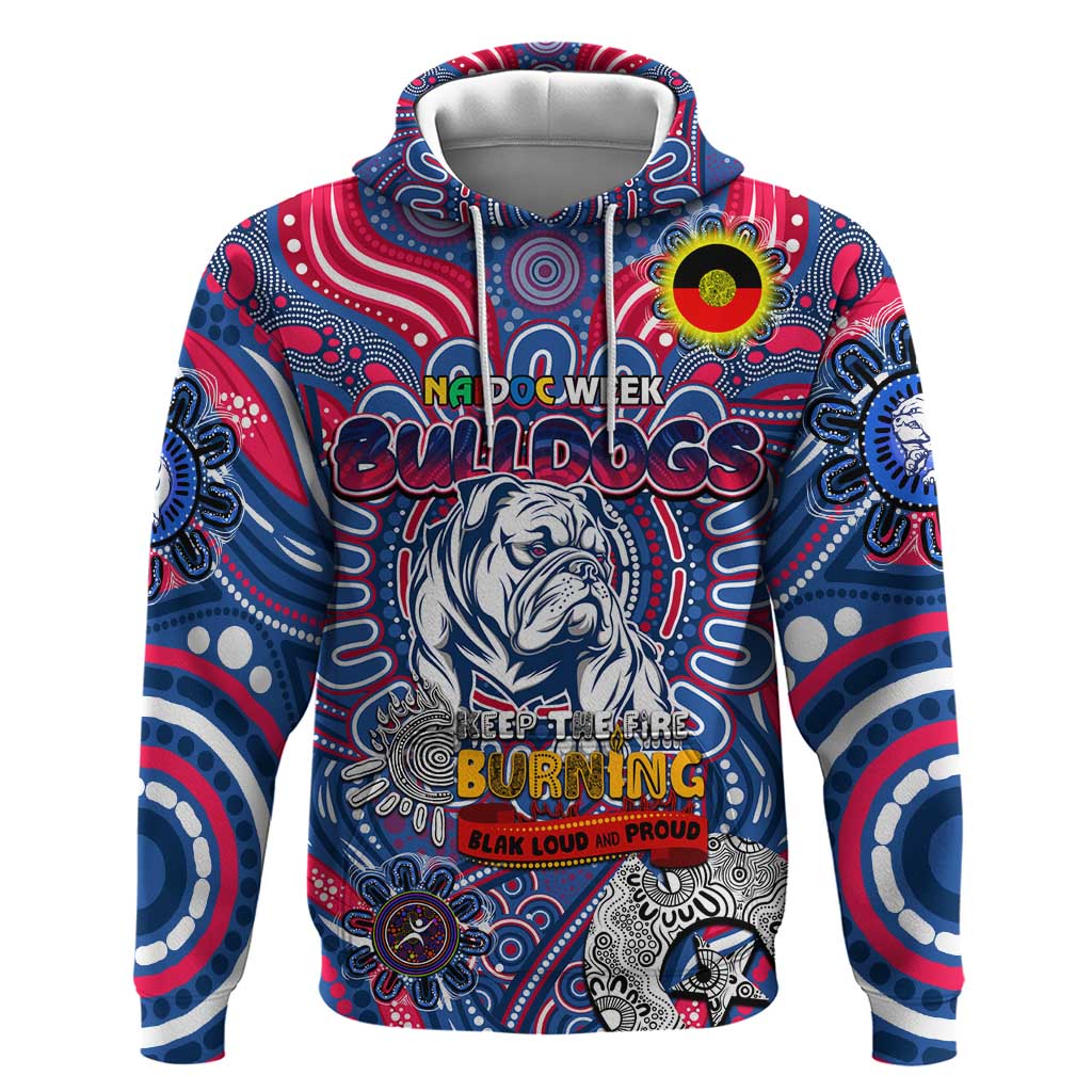 Custom Western Bulldogs NAIDOC Week 2024 Hoodie Mascot Football - Vibe Hoodie Shop