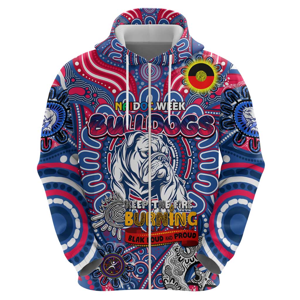 Custom Western Bulldogs NAIDOC Week 2024 Hoodie Mascot Football - Vibe Hoodie Shop