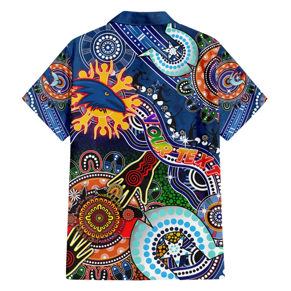 Custom NAIDOC Week 2024 Adelaide Crows Hawaiian Shirt Australia Aboriginal Dot Painting - Vibe Hoodie Shop