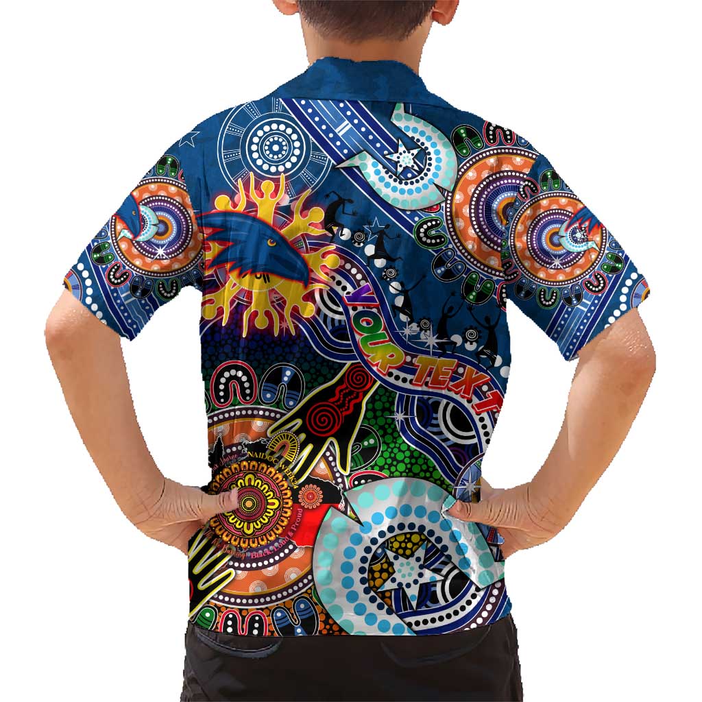 Custom NAIDOC Week 2024 Adelaide Crows Hawaiian Shirt Australia Aboriginal Dot Painting - Vibe Hoodie Shop