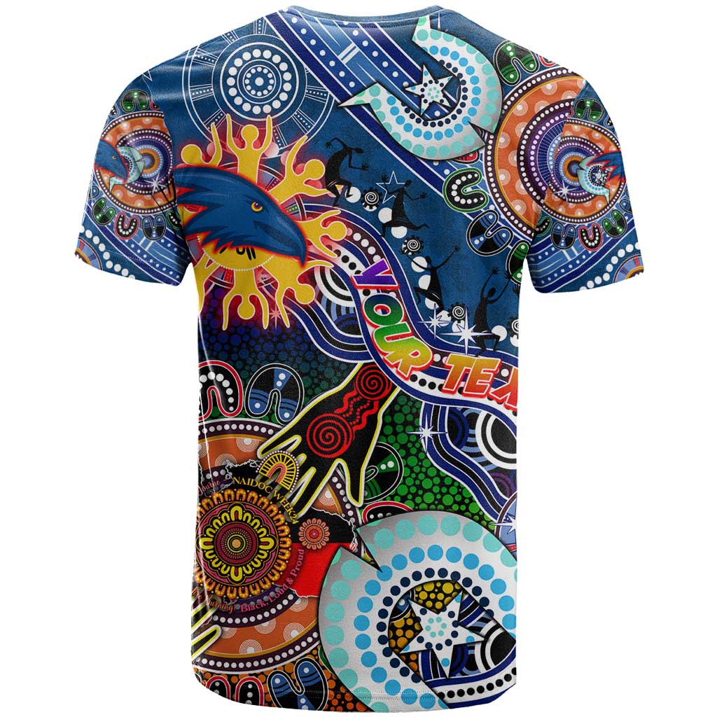 Custom NAIDOC Week 2024 Adelaide Crows T Shirt Australia Aboriginal Dot Painting - Vibe Hoodie Shop