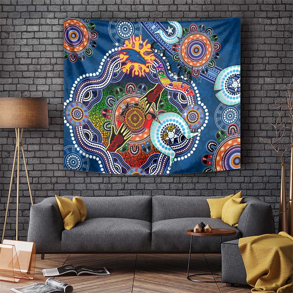 Custom NAIDOC Week 2024 Adelaide Crows Tapestry Australia Aboriginal Dot Painting - Vibe Hoodie Shop