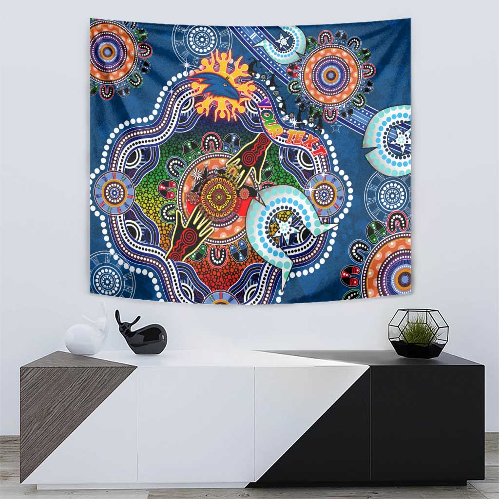 Custom NAIDOC Week 2024 Adelaide Crows Tapestry Australia Aboriginal Dot Painting - Vibe Hoodie Shop