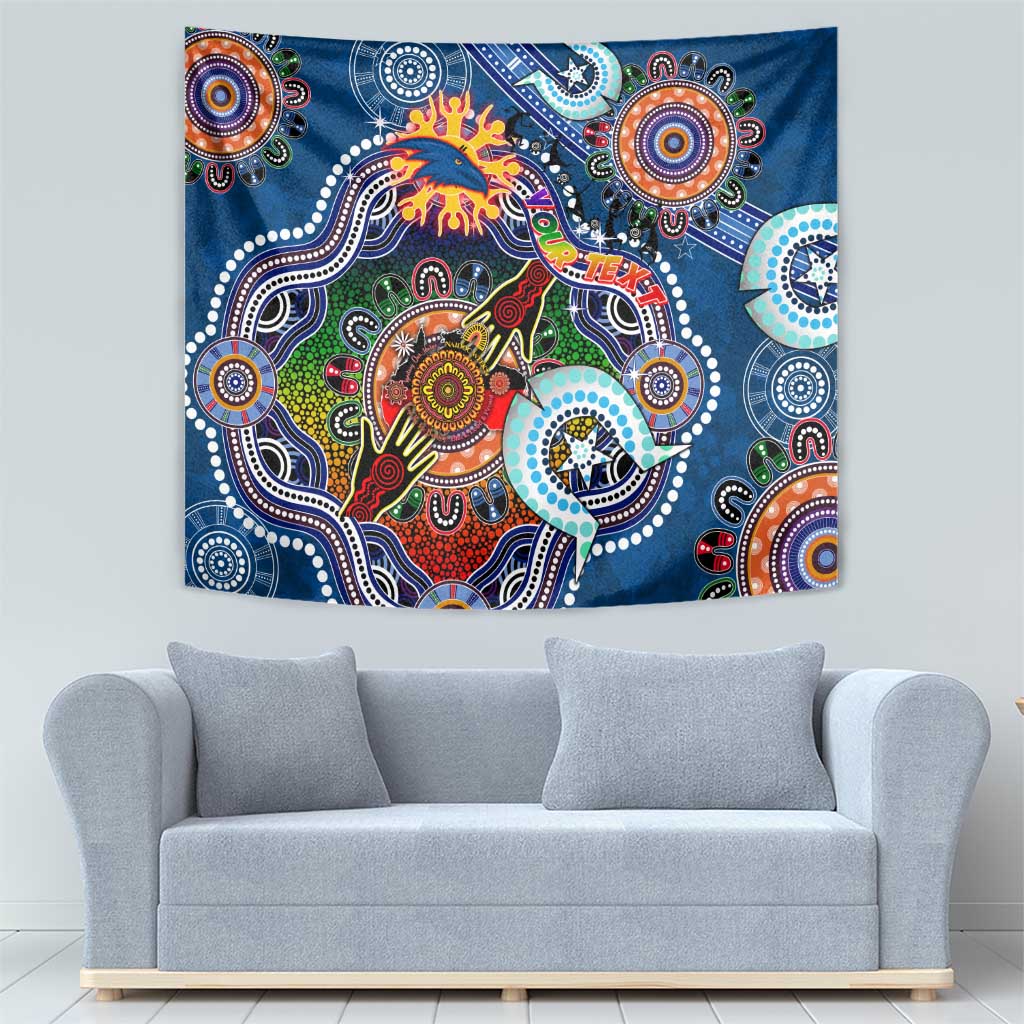 Custom NAIDOC Week 2024 Adelaide Crows Tapestry Australia Aboriginal Dot Painting - Vibe Hoodie Shop