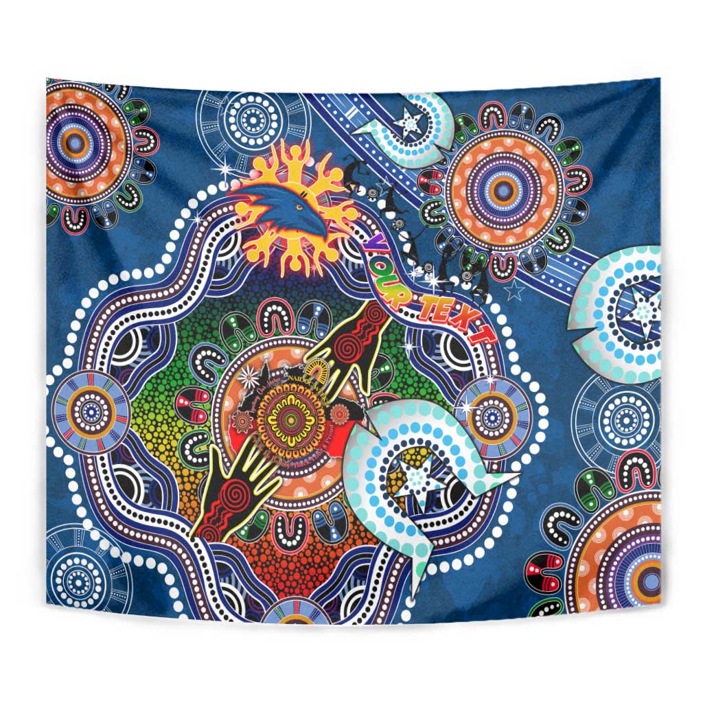 Custom NAIDOC Week 2024 Adelaide Crows Tapestry Australia Aboriginal Dot Painting - Vibe Hoodie Shop