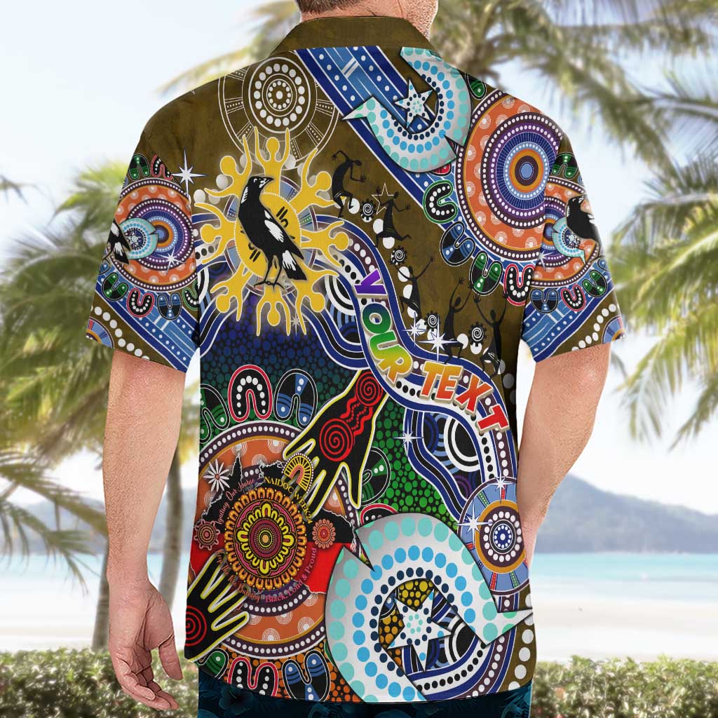 Custom NAIDOC Week 2024 Collingwood Magpies Hawaiian Shirt Australia Aboriginal Dot Painting - Vibe Hoodie Shop