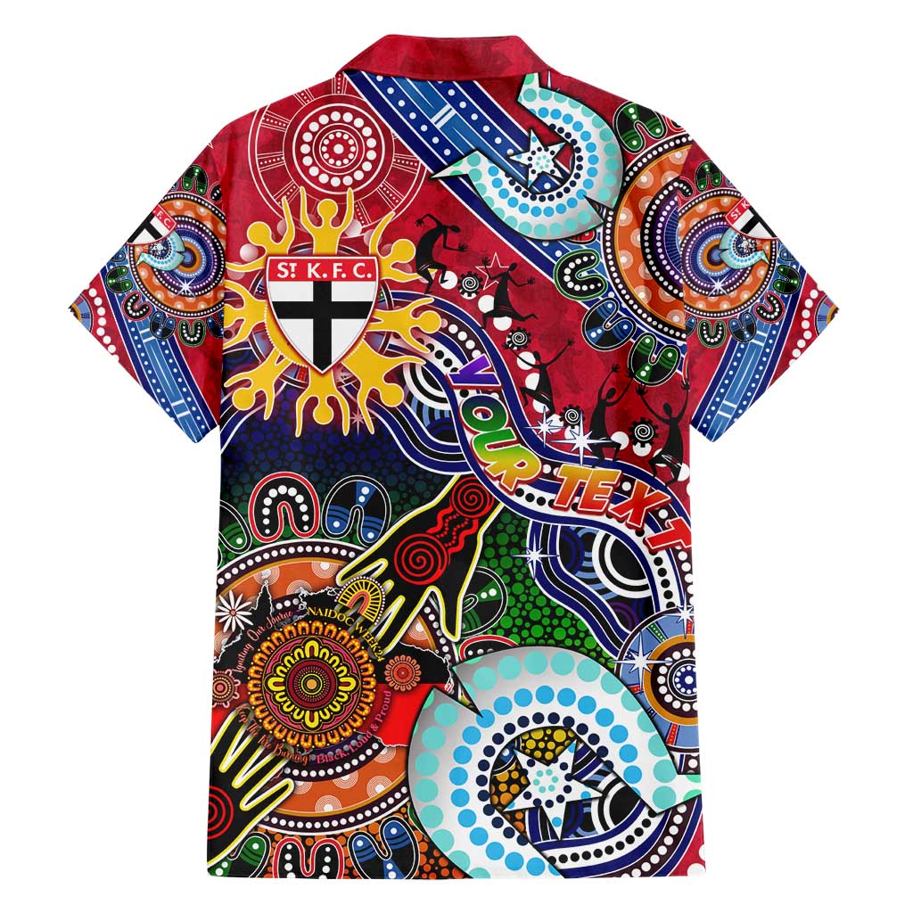 Custom NAIDOC Week 2024 St Kilda Saints Hawaiian Shirt Australia Aboriginal Dot Painting - Vibe Hoodie Shop