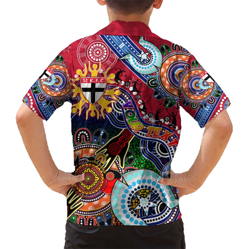 Custom NAIDOC Week 2024 St Kilda Saints Hawaiian Shirt Australia Aboriginal Dot Painting - Vibe Hoodie Shop