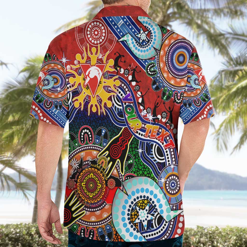 Custom NAIDOC Week 2024 Sydney Swans Hawaiian Shirt Australia Aboriginal Dot Painting - Vibe Hoodie Shop