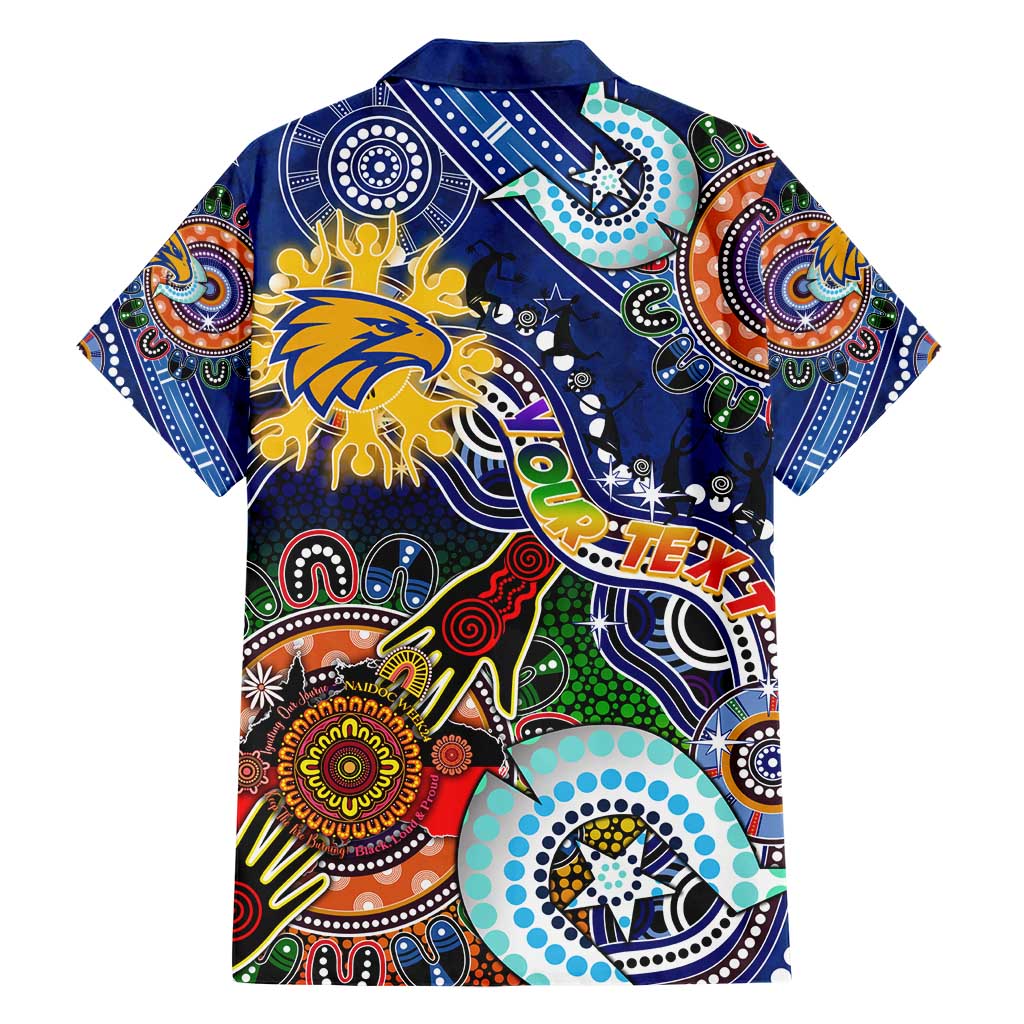 Custom NAIDOC Week 2024 West Coast Eagles Hawaiian Shirt Australia Aboriginal Dot Painting - Vibe Hoodie Shop