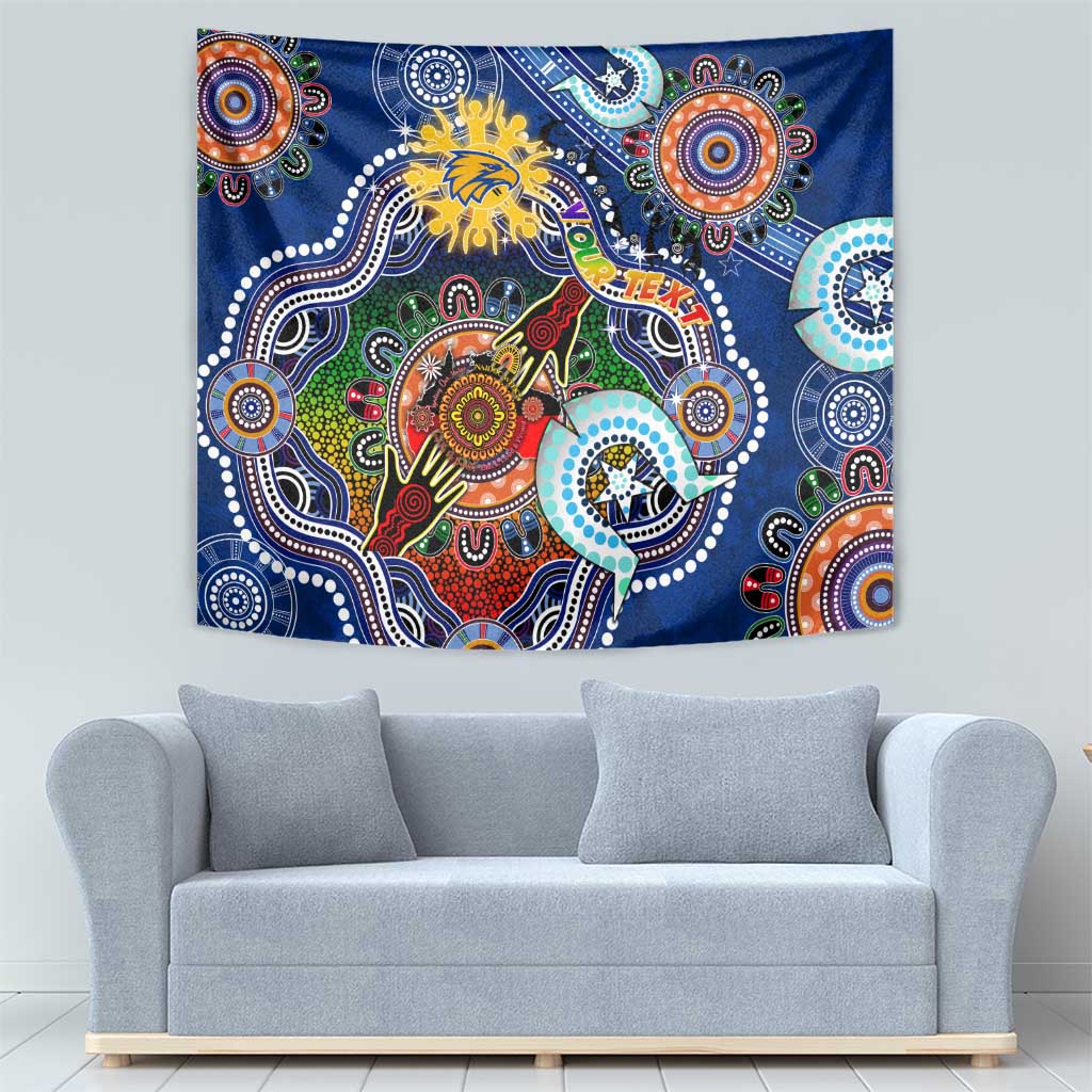 Custom NAIDOC Week 2024 West Coast Eagles Tapestry Australia Aboriginal Dot Painting - Vibe Hoodie Shop