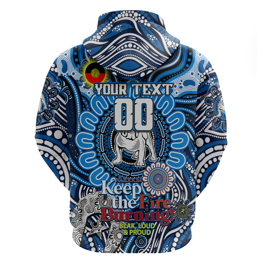 Custom NAIDOC Week 2024 Bulldogs Hoodie Mascot Rugby - Vibe Hoodie Shop