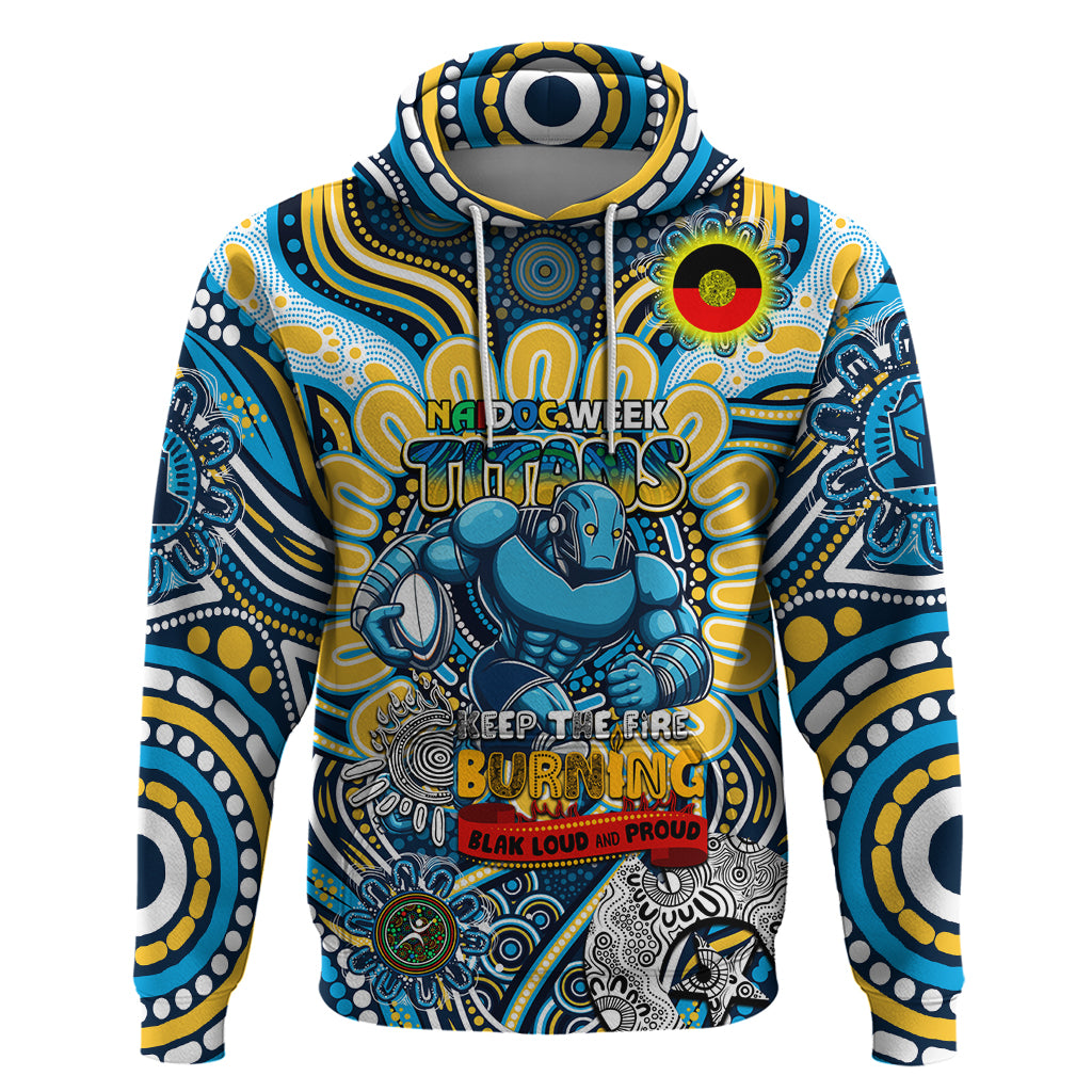 Custom NAIDOC Week 2024 Titans Hoodie Mascot Rugby - Vibe Hoodie Shop