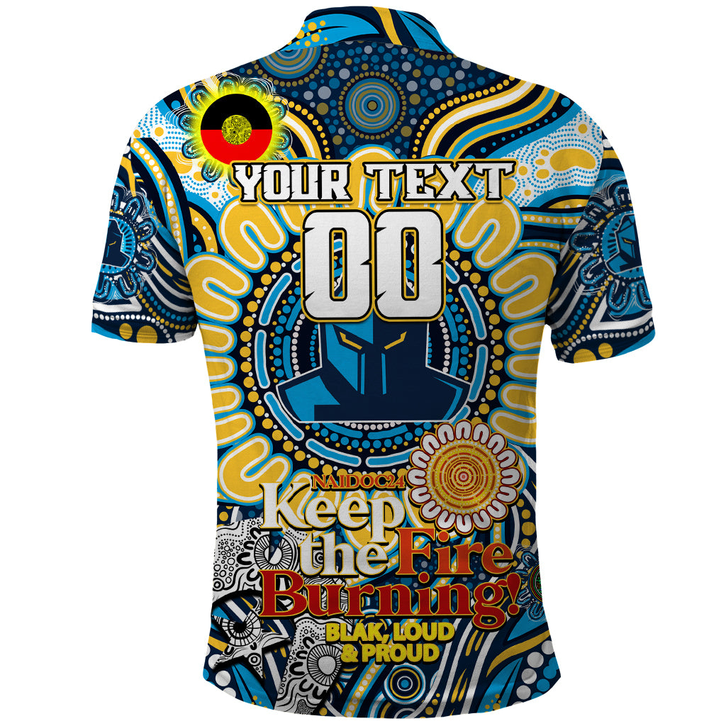 Custom NAIDOC Week 2024 Titans Polo Shirt Mascot Rugby - Vibe Hoodie Shop