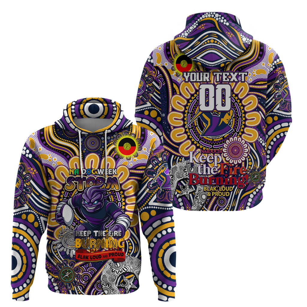Custom NAIDOC Week 2024 Storm Hoodie Mascot Rugby - Vibe Hoodie Shop